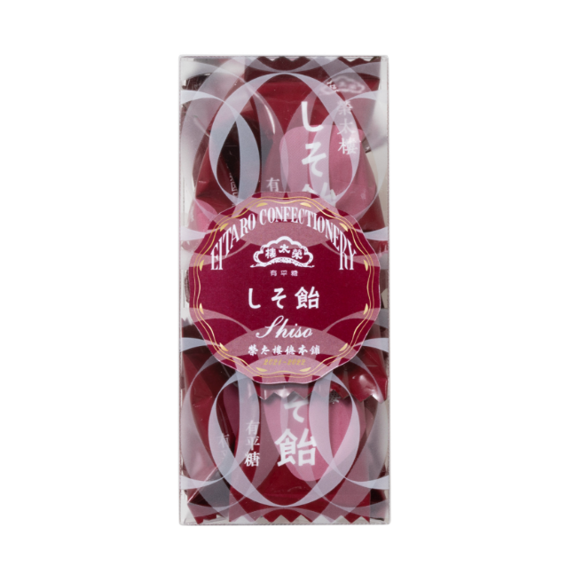 榮太樓飴しそ飴 透かし箱パッケージ